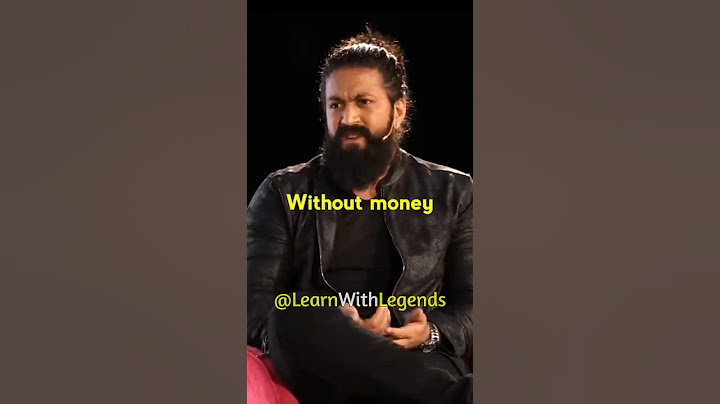 Without money nothing happens - Yash (Rocky Bhai) motivational speech #shorts