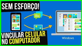 Como Vincular QUALQUER o Celular ao Windows 10/11 - Iphone, Motorola, Asus, Samsung, Xiaomi, LG