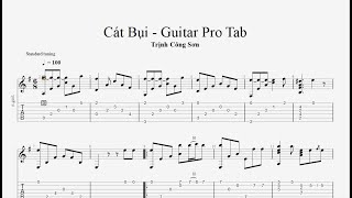 Cát Bụi - Guitar Pro Tab