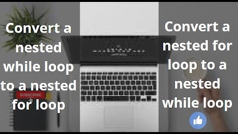 Convert a nested for to a nested while loop || c programming || English || part-20