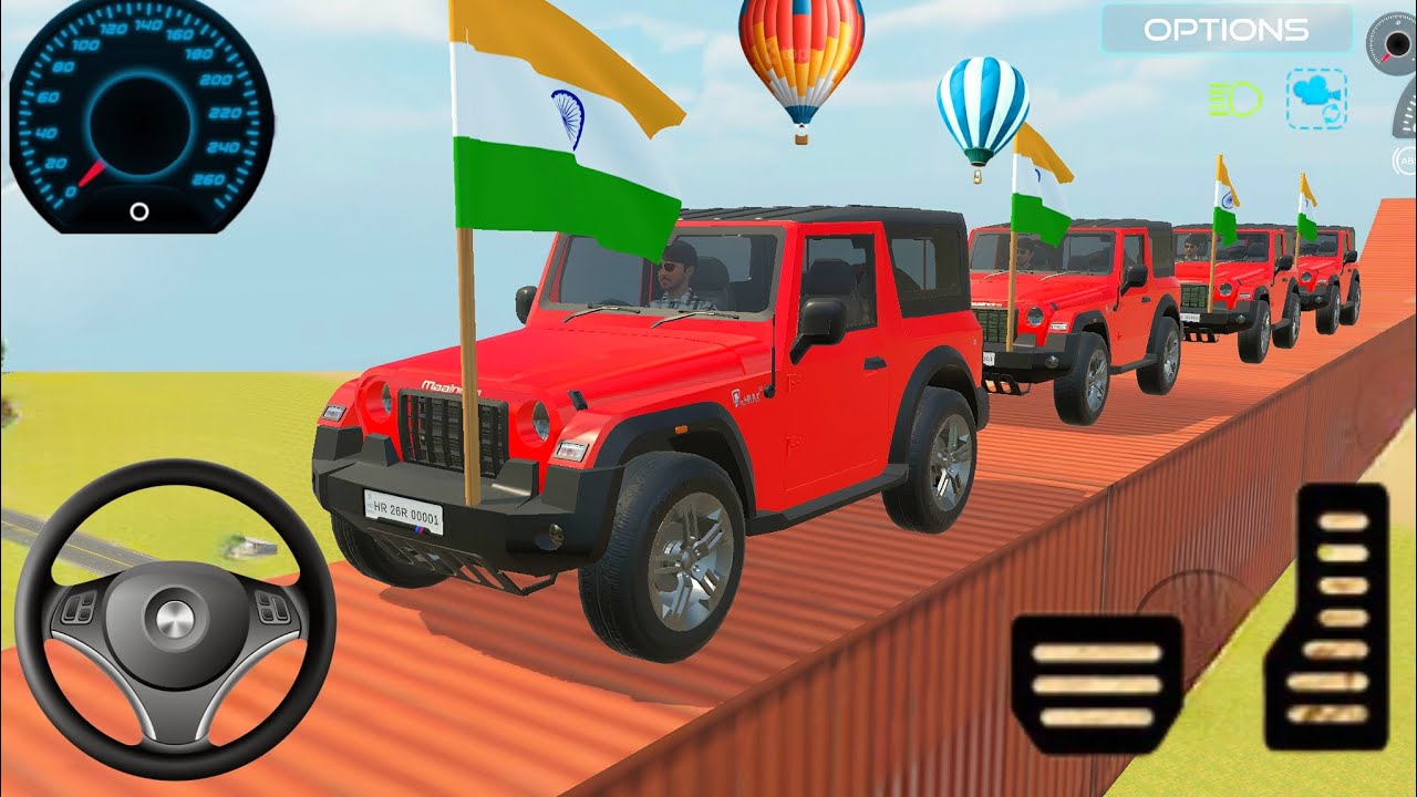 Modified Mahindra thor 😈 Indian vacal simulator Car wala game 