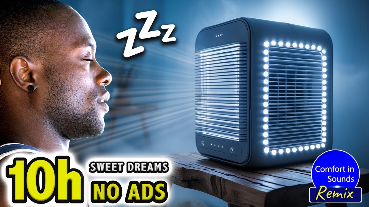 Расслабляющий и мощный звук кондиционера | Засыпайте глубоко, улучшайте концентрацию