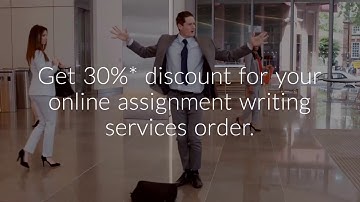 Online Assignment Help - Get 30%* discount for your online assignment writing services order.