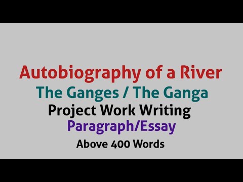 how to write autobiography of river