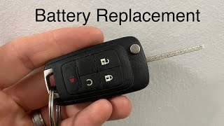 equinox/terrain key fob battery replacement