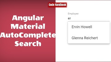 Angular AutoComplete Search Example | DebouceTime | With Source Code
