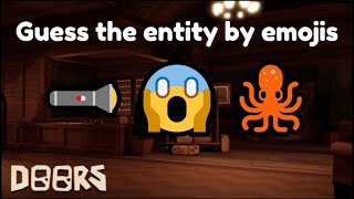 Guess the Entity by Emojis Challenge | Roblox Doors