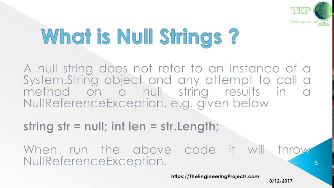 c# string null