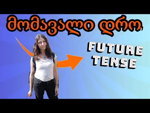 პოლონური ენის გაკვეთილი - 9.მომავალი დრო (ნაწილი I)