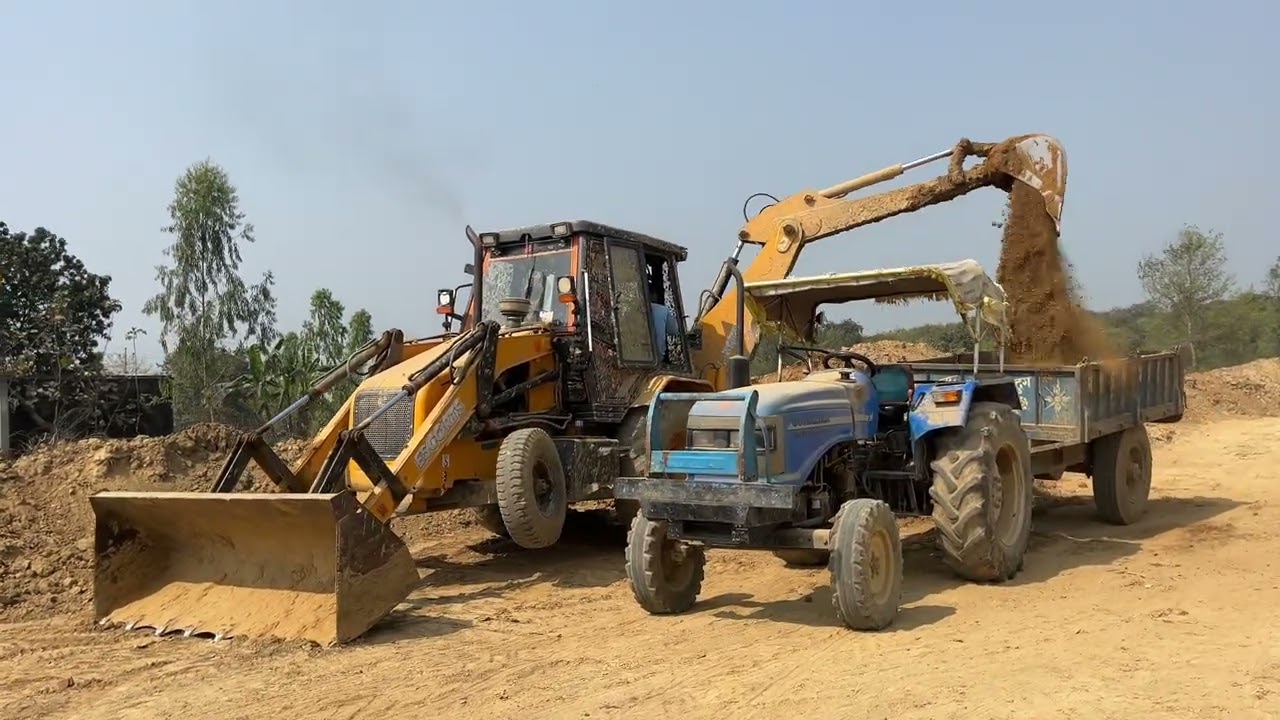 Escort jcb bhatte par mitti loding Sonalika 60rx day 30👍❤️🙏