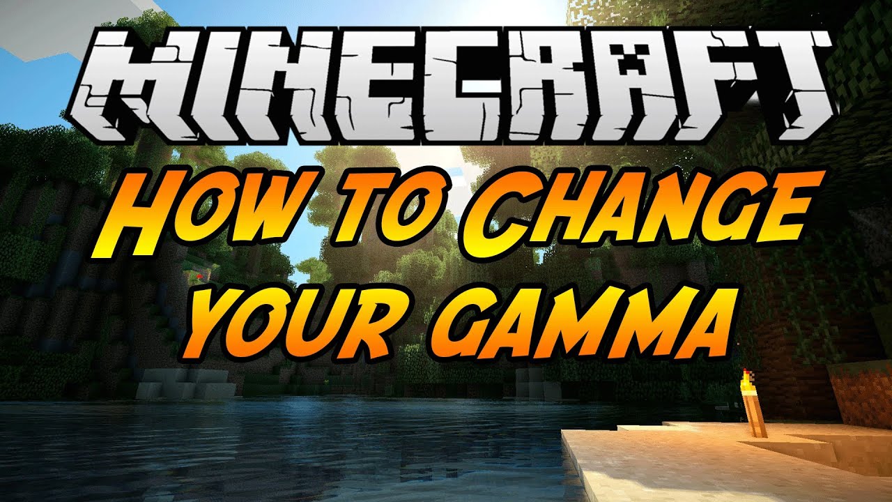 How to change your gamma in minecraft (PC) (1.7.9) - YouTube