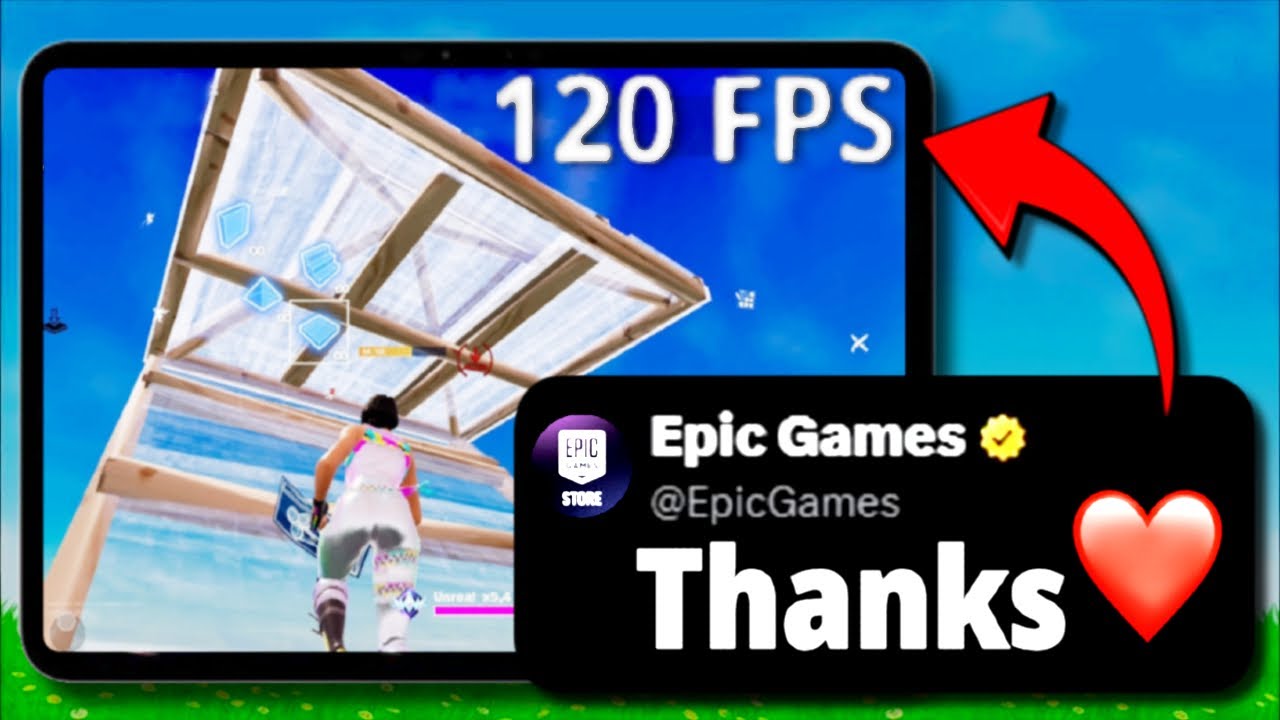 I FIXED FORTNITE MOBILE For EPIC GAMES...(FPS edit bug)