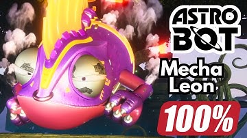 Astro Bot Mecha Leon Boss Fight Walkthrough Guide 100% All Bots Rescued