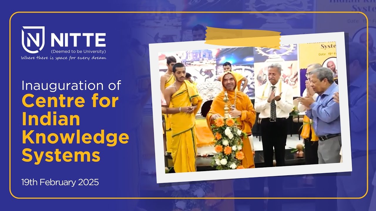 Inauguration of Centre for Indian Knowledge Systems - YouTube