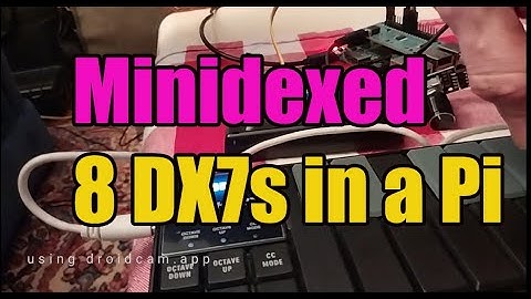 [Synthesizer/MIDI] Minidexed running on a bare metal Raspberry Pi 3