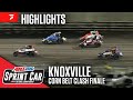 USAC Corn Belt Clash Finale at Knoxville Raceway 6/1/24 | Highlights