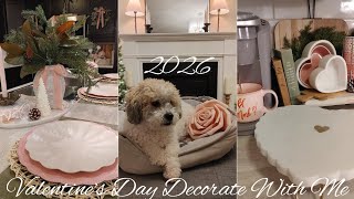 🌸NEW🌸 2026 VALENTINE'S DAY DECORATE WITH ME &amp; WINTER DECORATING❤️