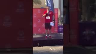 J.R. Lobinsky saying a little speech at Race for Inclusion Jacksonville