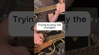 Trying to play the changes (Bm to Eb)#shorts#beginnerguitar#guitar