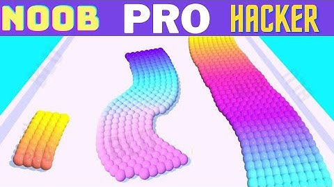 Canvas Run Game in NOOB vs PRO vs HACKER Gameplay by Quick games