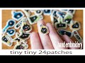 【初心者】ちーーーさい24個の布ワッペン【刺繍】