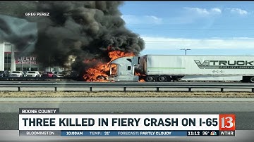 3 killed in fiery crash on I-65