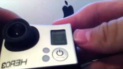 GoPro Hero3 camera photo settings tutorial edited with iMovie