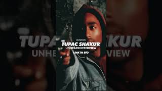 UNHEARD: TUPAC INTERVIEW 1991 🔥 #2pac #tupac #makaveli #thuglife #hiphop50 #90shiphop #2pacalypse