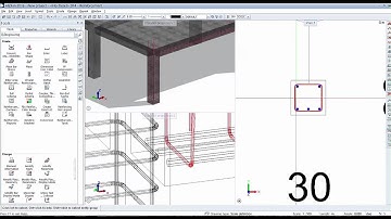 Reinforcement Allplan - Columns Slabs Beams Reinforcement - Lumion Render