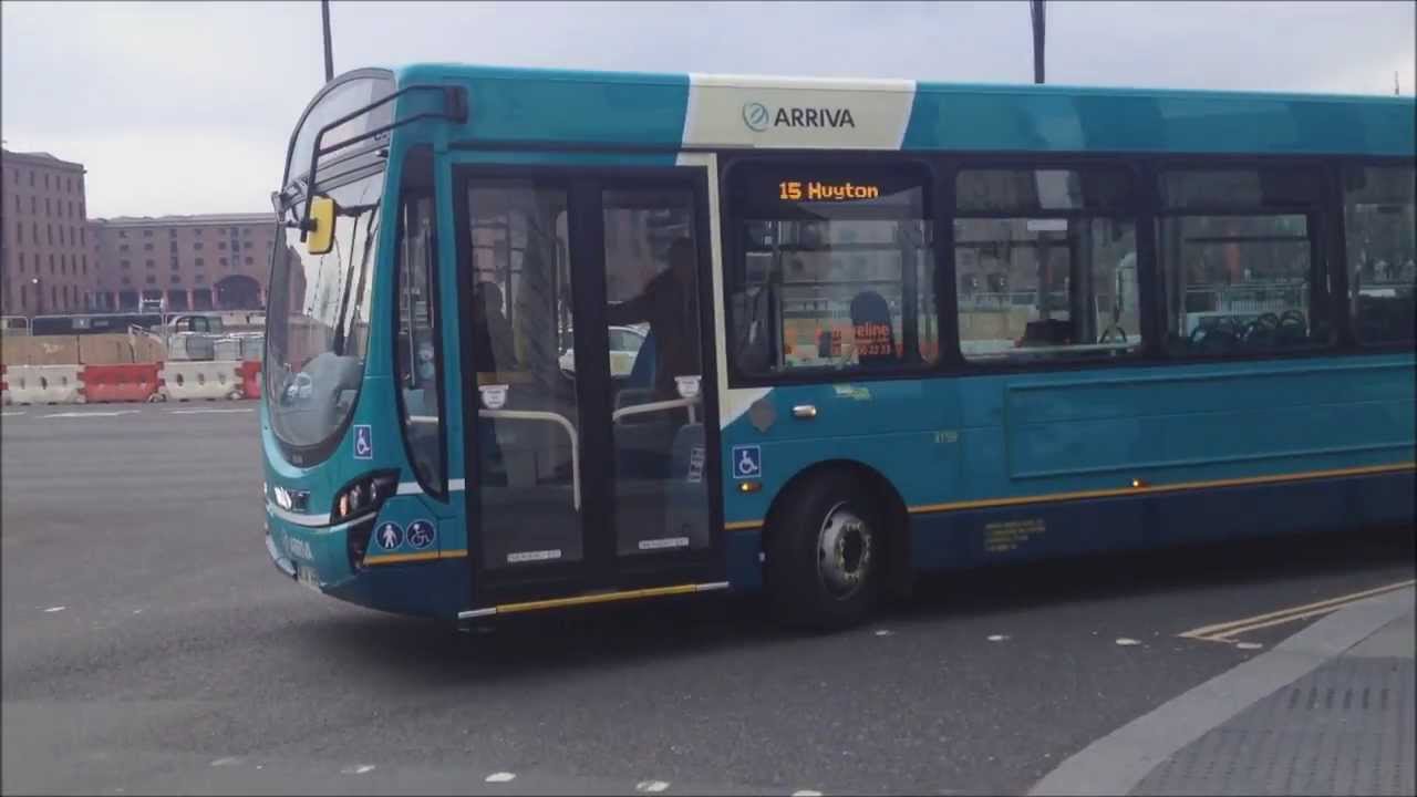 Buses at Liverpool ONE bus station - 09/03/2014