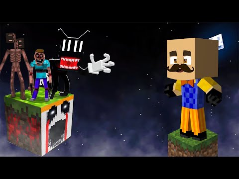 საშიში ერთ ბლოკზე გადარჩენა მაინქრაფთში! Part 2