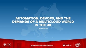 Teaser Red Hat/IDC: Automation, DevOps and the Demands of a Multicloud World in the UK