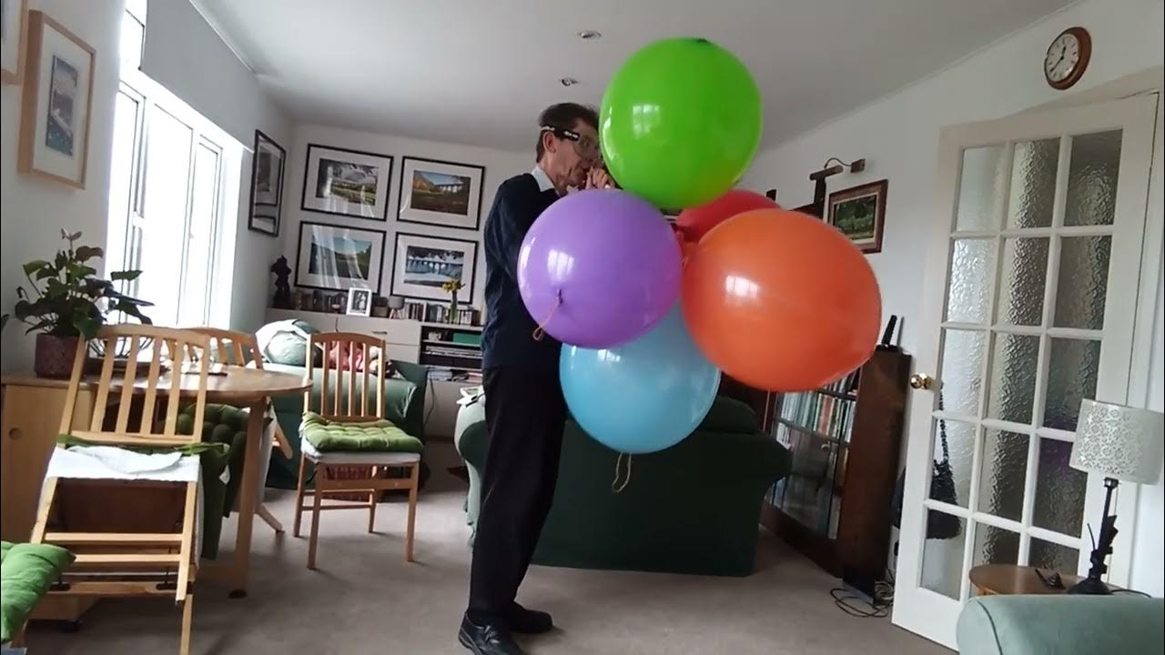 Edited retake of 5 punchball balloons blown up simultaneously! YouTube