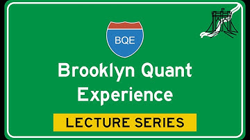 Brooklyn Quant Experience Lecture Series: Stephan Sturm