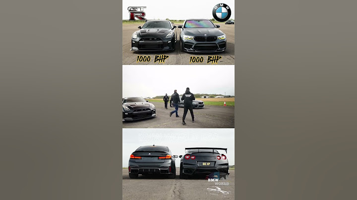BMW M5 1000 HP VS NISSAN GTR 1000 HP #shorts #bmw #m5 #vs  #nissan #gtr #1000hp