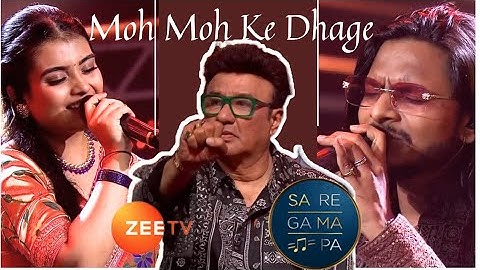 Moh Moh Ke Dhaage with Jugalbandi | Parvathi Meenakshi Ft. Ujwal Gajbhar | SAREGAMAPA 2024