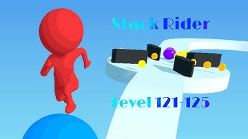 Stack Rider gameplay | level (121-125)