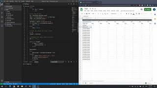 sheets.py (Python + Google Sheets API) first demo // TagIn Development Update #2