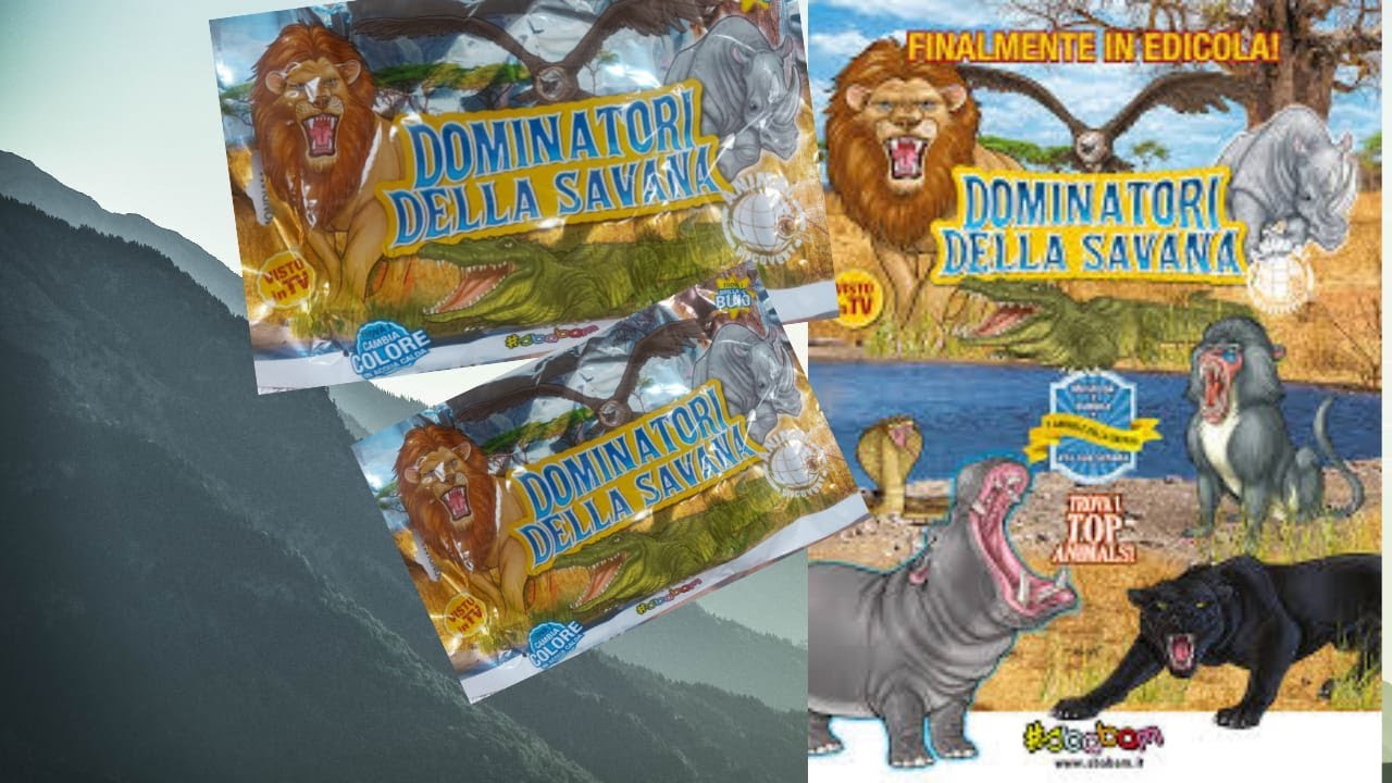 DOMINATORI DELLA SAVANA _ apertura buste