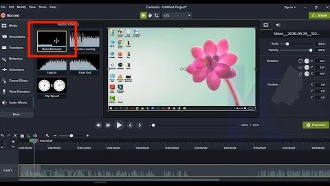 Camtasia - Noise Removal in Videos with CAMTASIA 9 Tutorial 2020