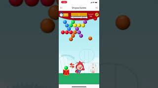 Shopee Bubble Game Level 56 - 3 Stars ⭐️⭐️⭐️🤩🤩🤩 First Attempt screenshot 5