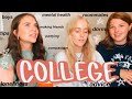 REAL COLLEGE ADVICE FOR FRESHMAN YEAR || college talk with my best friends!!