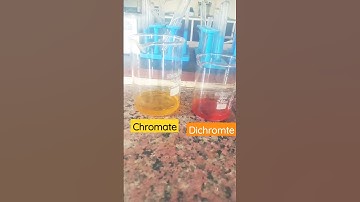 #practical  performed # potassium Dichromate # solution change # interconvertible