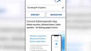 RKI veröffentlicht „Corona-Datenspende“-App screenshot 1