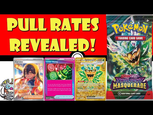 Twilight Masquerade Pull Rates Revealed - Worse Than Normal!? (Pokmon TCG  News) - YouTube