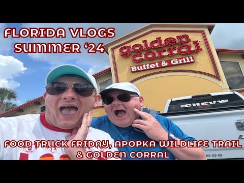 Florida Vlogs '24 Part 11 - Celebration Food Trucks, Apopka Wildlife