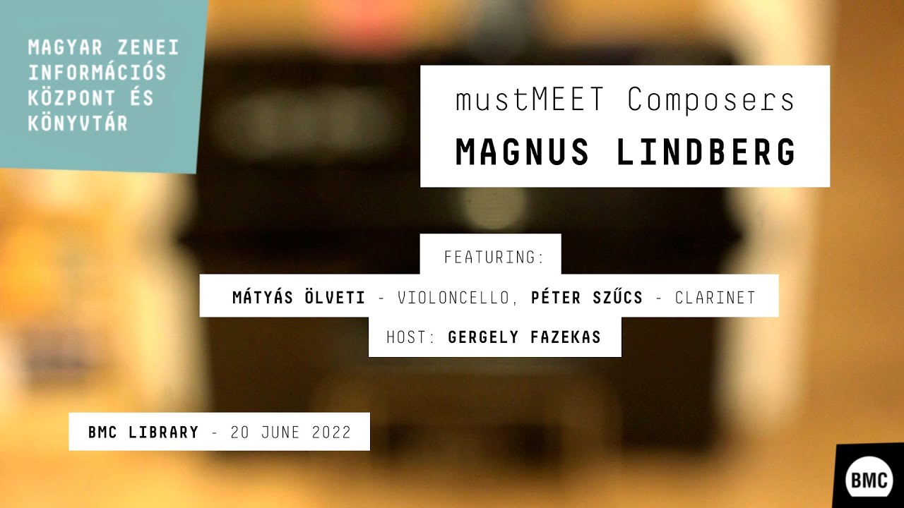 mustMEET Composers | Magnus Lindberg - YouTube