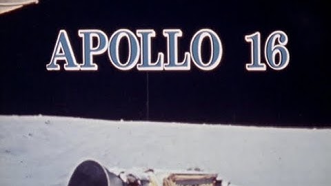 APOLLO 16: "NOTHING SO HIDDEN..."  (1972, HD source) - NASA documentary