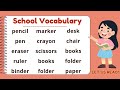 School Supplies and Places Quiz