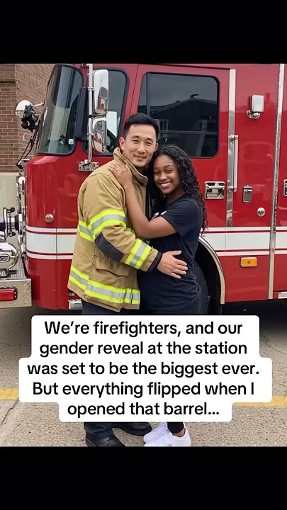 #firefighters #genderrevealparty #itsaboy #firehouse #pregnancyjourney  #surprisereveal